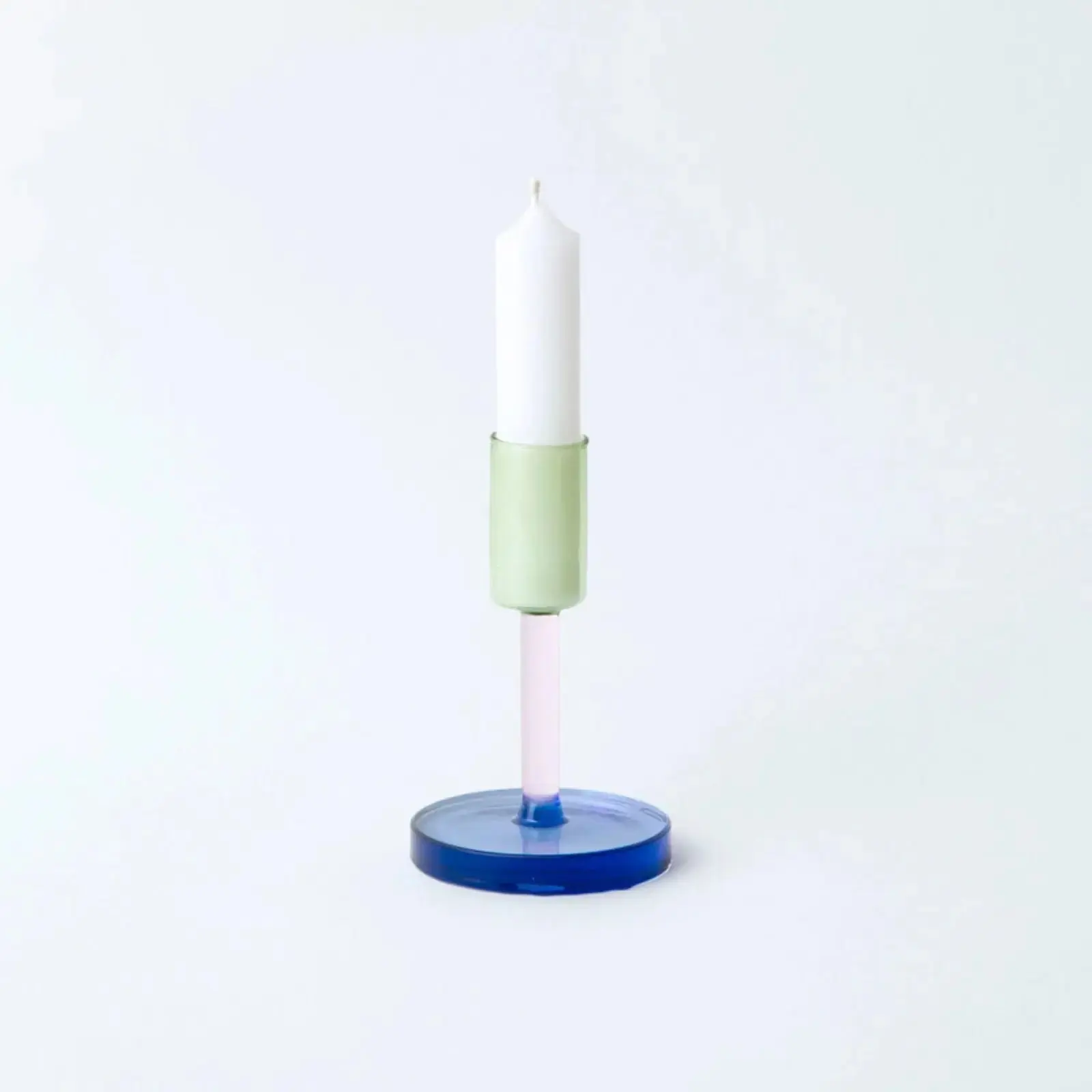 Glass Candlestick - Medium