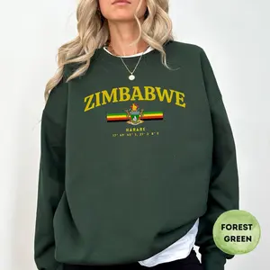 Zimbabwe Sweatshirt, Zimbabwe gift, Zimbabwe Shirt