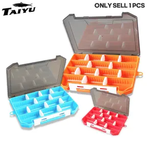 Taiyu Fishing Lure Box, Detachable Insert Single Layer Bait Holder, Adjustable Compartment, Essential Gear for Beginners & Professionals, Fishing Tackle Organizer