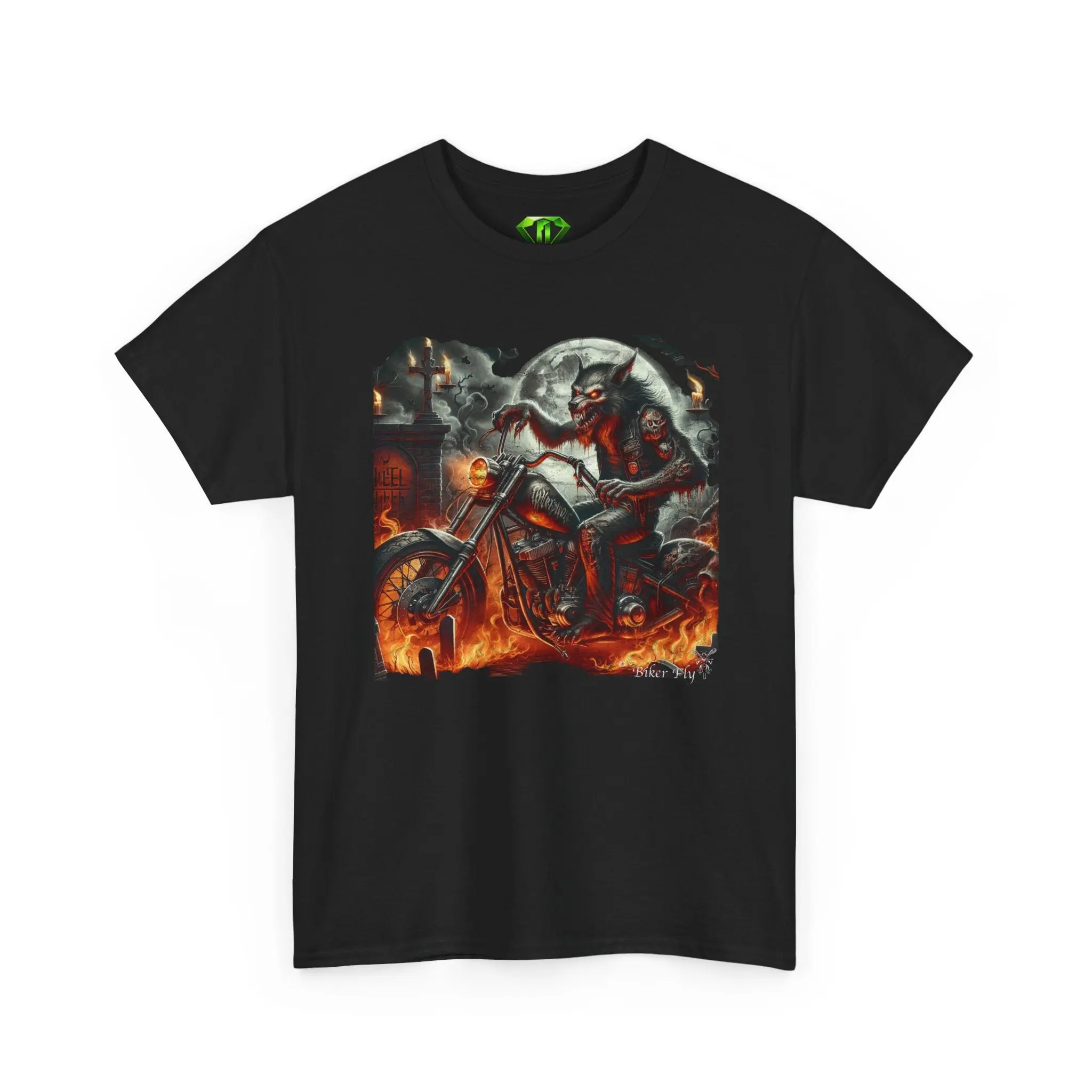 WareWolf Biker 4 - Small-4XL , Gildan 5000 100% Cotton, Unisex T-shirt, Men's T-shirt, Women's T-shirt,