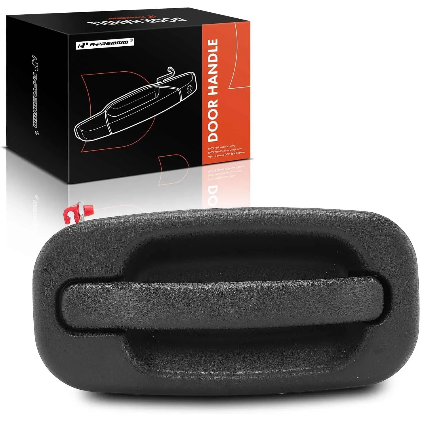 A-Premium Front Right Passenger Side Exterior Door Handle | Compatible with 1999-2007 Chevy Silverado Tahoe Avalanche Suburban & GMC Sierra Yukon & Cadillac Escalade, Replace #15182406