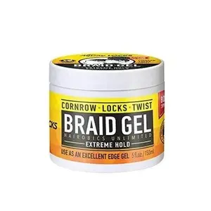 Allday Locks Braid Gel Extreme Hold 5 oz