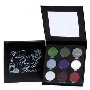 Victorian Beauty Secrets Palette - Matte & Iridescent Eyeshadow Palette with Assorted Colors & Shimmer Formula Cosmetic Makeup