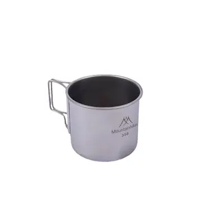 Titanium Cup Premium Home Camping Coffee Cup Water Cup with Lid