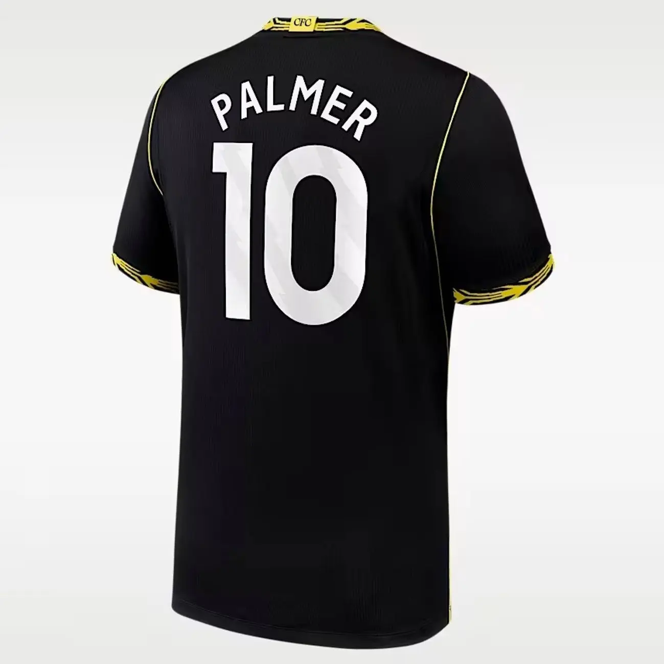 Unisex Soccer Mens Athletic Short Sleeve Football Shirt Sports Fan Training Top Breathable Lightweight Casual Streetwear Palmer  Away Replica Player Jersey - Black