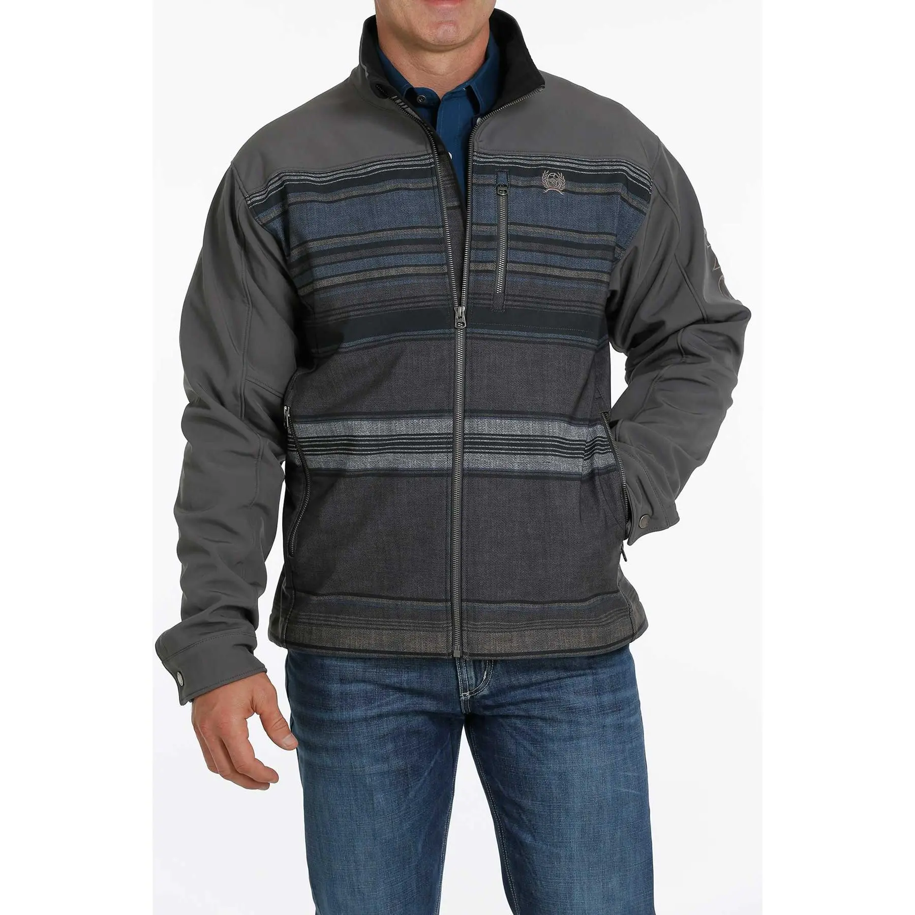 Men's Cinch Color Blocked Bonded Jacket