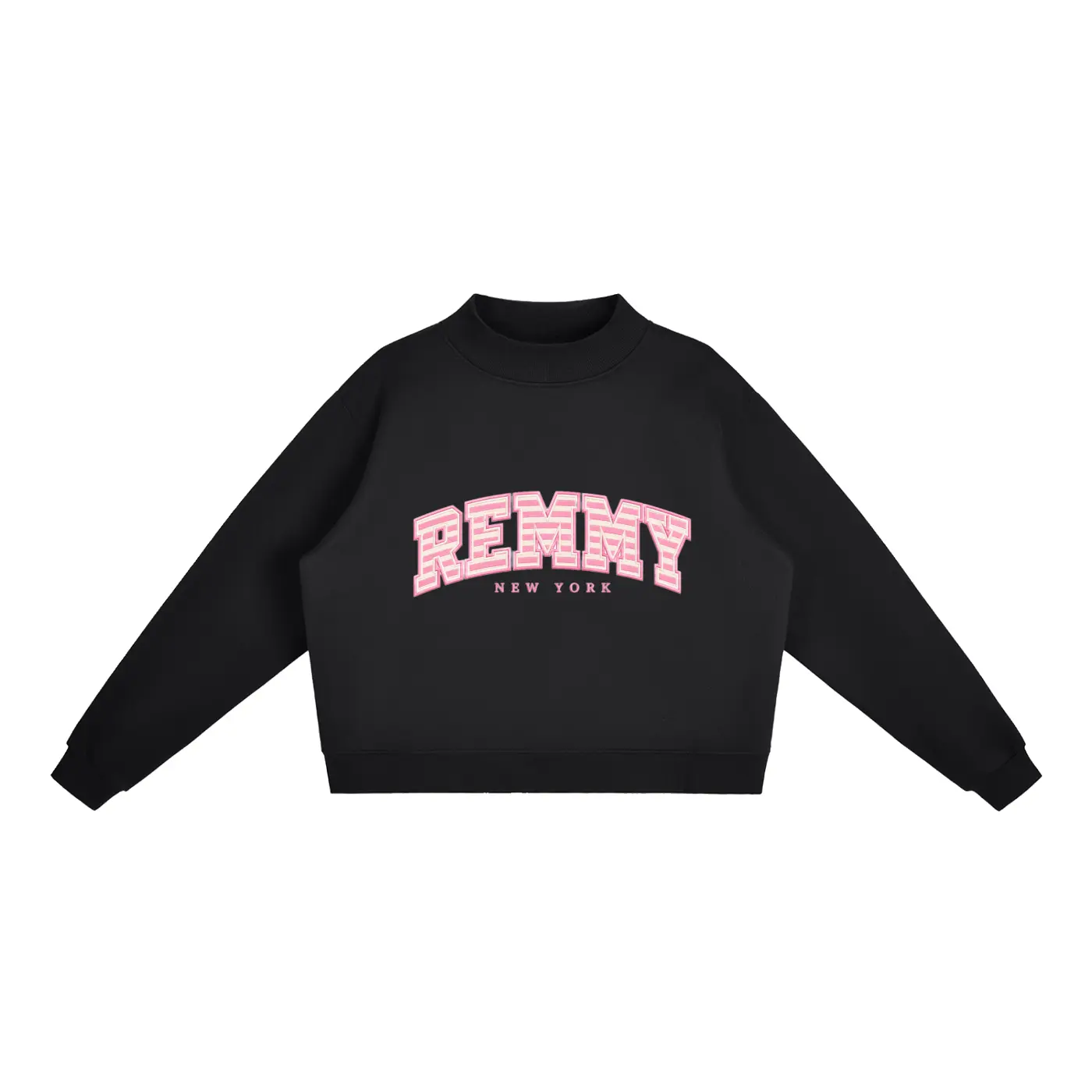 Cloud Fleece Mock-Neck Crew Sweatshirt