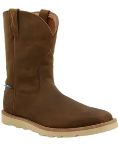 Twisted X Men's Men'S 10" Work Pull-On Wedge Boot Soft Toe - Mcbw001