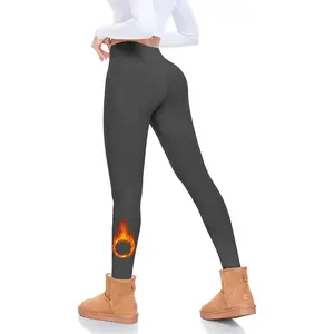 Fleece Lined Leggings Women High Waisted Tummy Control Workout Winter Thermal Warm Soft Yoga PantsGift