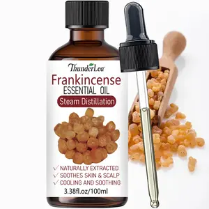 Frankincense Essential Oil, Natural Plant-Based Oil | For Skincare, Massage, Aromatherapy & Diffuser | Moisturizes and Hydrates the Skin | 3.38 fl.oz