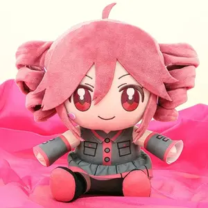23CM Kasane Teto Plush Toy Soft Doll Stuffed Plushies Figure Anime Cosplay Cartoon Birthday Present Christmas Gift for Fans Girl