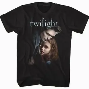 Twilight T Shirt, Ed And Bella Adult Short Sleeve T Shirts, Twilight Movies Graphic Tees Women 6LZ