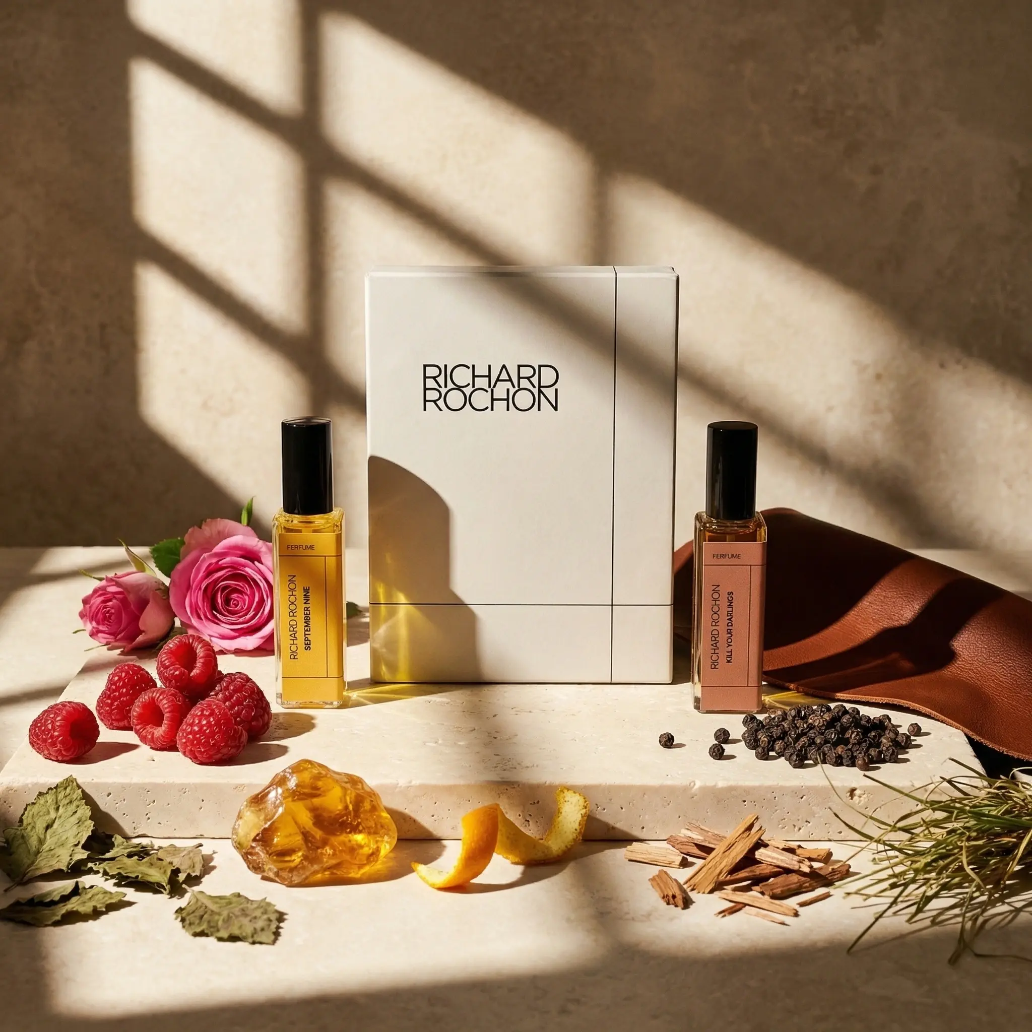 Richard Rochon Duet II | September 9 + Kill Your Darlings | 2 x 20ml Unisex Luxury Perfume Set | Wear Alone or Layered | Perfume Gift Set