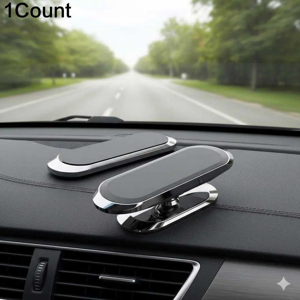 Magnetic Car Phone Mount, Rotating Car Mount, Universal, Anti-Slip Shockproof Hold, Compatible with Car SUV Truck, 360° Rotation Gravity Sensor, Easy Install Portable & Durable Accessory, Cell Phone Car Holder, Cell Phone Holder For Car