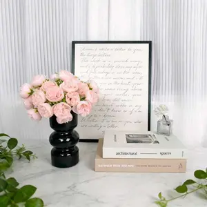 Elegant Decorative Book Set of 2, Realistic Paper Statue Figurines, Stackable Fake Books, Desktop Fashion Decoration, Home Room Aesthetic, Figure Letter Print, Modern Home Decoration