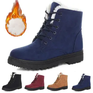 Winter Boots for Women: Womens Snow Boots Warm - Ankle Fur Lined Booties - Insulated Winter Shoes Girl Footwear