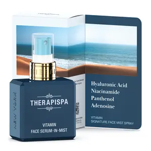 THERAPISPA Face Serum-In-Mist / Niacinamide, Panthenol, Adenosine & Hyaluronic Acid Fine Mist Serum for Brightening, Smoothing, and Strengthening the Skin Barrier with a Lightweight, Dewy Finish / 2 fl oz (60 mL)