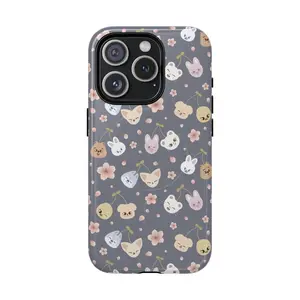 SKZOO Cherry Blossom Phone Case | SK Fanart | Kpop MagSafe Case | SK Kpop Gift for STAYs - Case for IP X 11 12 13 14 15 16 17 Pro Plus Promax & S21 S22 S23 S24 S25 Ultra
