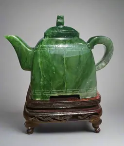 Polar Jade Teapot, 7"