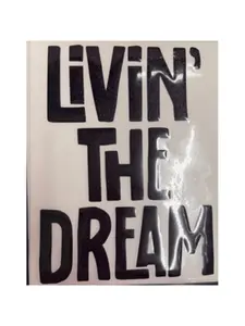 Livin' Dream PufF HTV Transfer **PRE-ORDER**