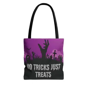 Zombie Hand Halloween Tote Bag, Trick or Treat Tote, Halloween Treat Bag, Spooky Tote, Halloween Candy Bag, Zombie Halloween Tote