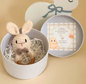 Pregnancy Announcement Gift for Grandparents – Bunny Rattle baby reveal