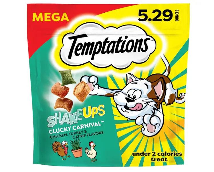 ShakeUps Crunchy and Soft Cat Treats, Crustacean Celebration Flavor, 5.29 oz. Pouch
