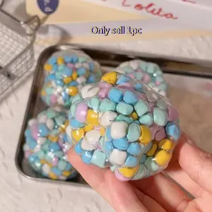 Colorful Stress Ball, Slow Rebound Sensory Toy, Enhances Focus, Ideal for Classroom Rewards, Hand Grip Exercise, Kids Birthday Gift, Party Gift
