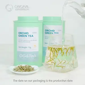 BOGO Orchid Princess Tea 2 Tins (75g/tin) With Orchid And Yellow Tea Natural Sweet Aroma