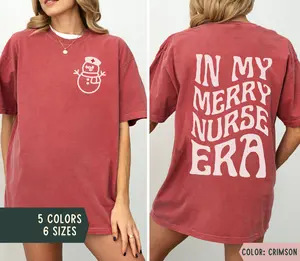 Christmas Neuro Nurse Shirt, Merry Neurological Nurse Comfort Colors Relaxed Fit Tshirt, Xmas Nurse Crew Short Sleeve Oversized Shirts, Nurse Staff Holiday Shirts, Brain Nurse