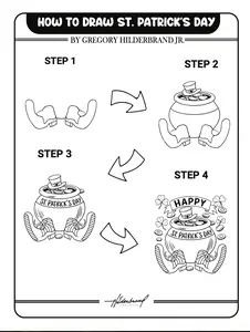 How to Draw St. Patrick’s Day: A Fun & Easy Step-by-Step Drawing Guide for Kids