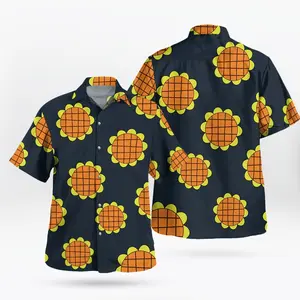 Lufffy Dressrosa Shirt Cosplay Outfit Sunflower Cute Face, Bad Decisions – Waifu Aloha Shirt