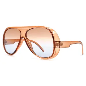 Trendy Aviator Sunglasses for Women Men, Retro Sunglasses, Oversized glasses UV400
