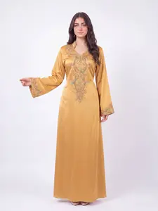Mrooj Galabiya Dress - Embrodiered Women's Jalabiya, Modest Dress, Abaya, Perfect for Eid, Ramadan, Gifts for Her