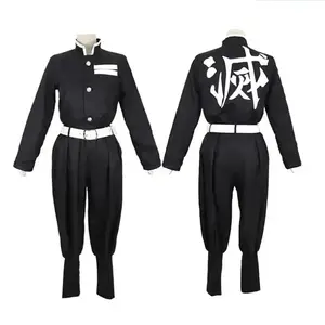 Anime Kimetsu No Yaiba Tomioka Giyuu Cosplay Kostuum Accessoires Pak Uniformen Kostuums Pruik Kind Volwassen Feest Cadeau