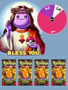 Ditto's Blessing: 4x Paldean Fates Pokémon Booster Packs