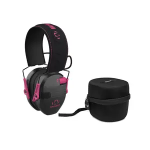 Walker's Razor Junior Hearing Protection Muff (Pink) with Protective Case