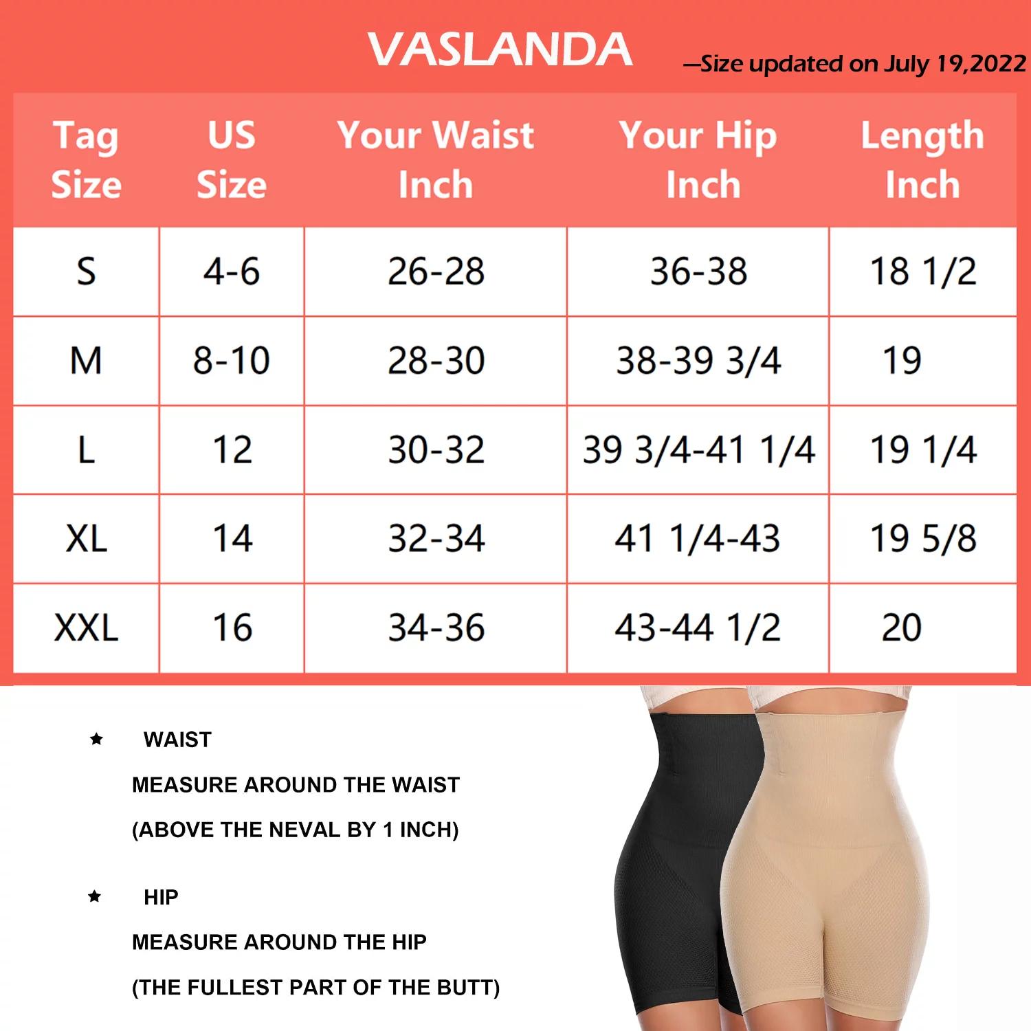 Vaslanda High-Waisted Shapewear – Tummy Control, Thigh Slimming & Butt Lifting Panties for Women ✨