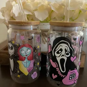 Scream glass cup 16oz