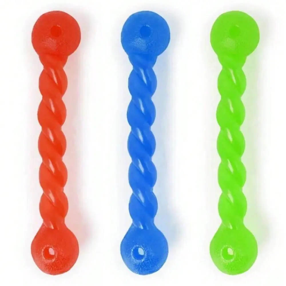 1pc Rubber Molar Stick Grinding] 1pc Pet Chew Rubber Molar Stick For Dog For Teeth Grinding Tough Twist Stick TPR Dog Chew Toy - Durable Dog Grinding Teeth Toys for Aggressive Chewers - Long-Lasting, Non-Toxic, and Fun