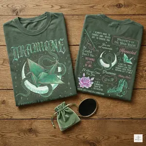 Dramione Manacled Inspired Shirt | Vintage Front & Back Print Unisex Tee