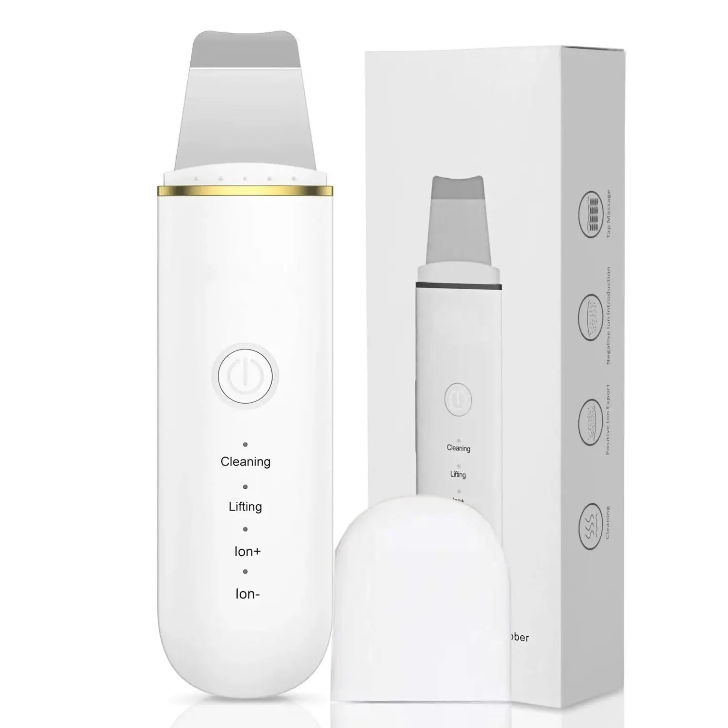 Portable Skin Exfoliating Peeling Machine, Facial Scraper, Facial Blackhead Remover, Blackhead Pore Care Cleaner, 4 Working Modes, Deep Cleansing Skincare Tool, Blackhead Cleaning Instrument, Blackhead Removal Products On Face, Skin Care Tools