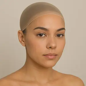 BeautyStory｜10Pcs HD Wig Cap｜Breathable for Lace Front Wigs Stocking Caps Brown Color Transparent Thin Invisible Female Extensions Easy to Use Hair Styling Convenient Combs