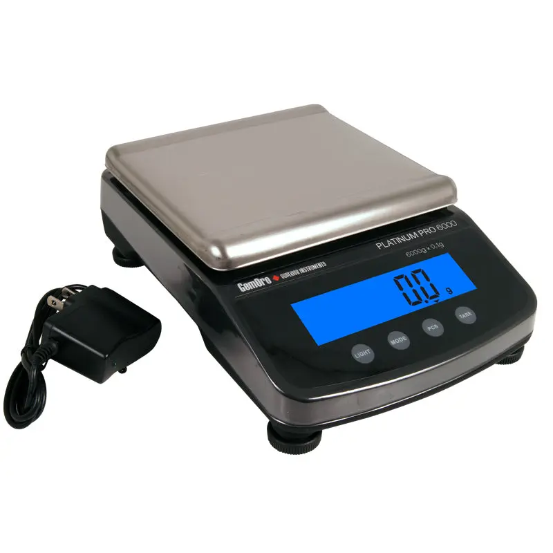 Digital Scale, 6000g x 0.1g - GEMORO PRO6000 Digital Scale, 6000g x 0.1g - GEMORO PRO6000