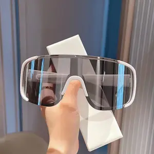 Cross-border new outdoor riding sunglasses windproof sunglasses mountaineering ski glasses one-piece sports glasses wholesale