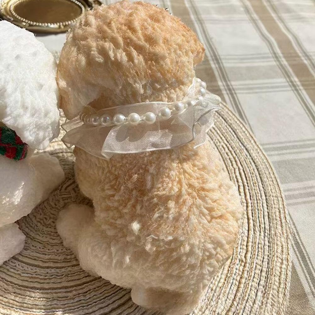 2025 New Gifts Dog Squeeze Toy, Cute Teddy Squeeze Toy, Soft Dog Squeeze Stress Ball with Flocked Surface, Fluffy Cat Fidget Toy for Adults Kids, Easter Christmas and Birthday Gifts