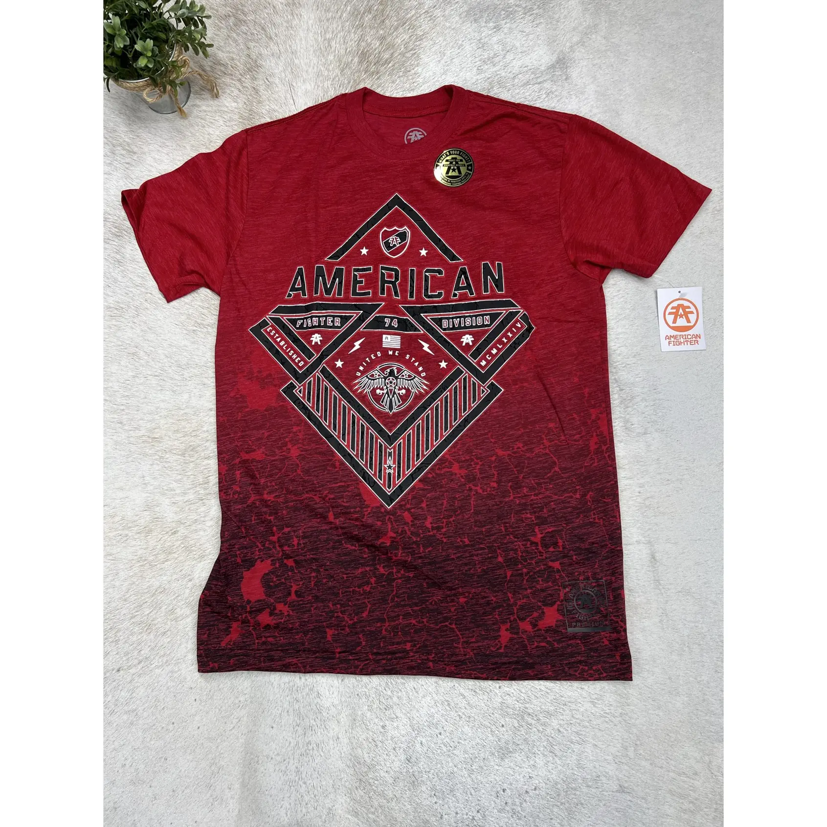 American Fighter Cherry Broadwell  Short Sleeve Tee