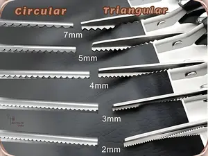 Zigzag, Scallop Professional Pinking Scissors 2-18mm Crafts Scissors