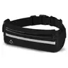 Unisex Quick-Dry Polyester Active Running Belt Sports Accessory, Lightweight Water-Resistant Waist Pack with Reflective Strip, Earphones Hole, 3.3Oz, 27"-49" Fit Range, Adjustable & Fits All Sizes for Trail Running, Hiking