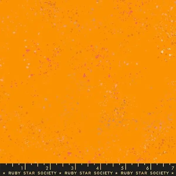 Moda Fabrics + Supplies Speckled - Speckled Metallic Clementine